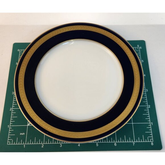 Rosenthal Germany Classic Gold Cobalt Blue Porcelain Salad Plate 8" Fine China - Picture 3 of 7